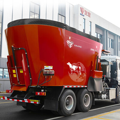 Buy 21m³ Dual Auger Truck Mounted TMR Mixer For Large Livestock Farms online manufacture