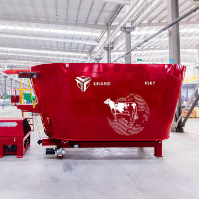 Αγορά 7μ³  Μονοκοχλιαίο Κάθετο Σταθερό Μίξερ TMR για Μεσαίες Φάρμες Ζώων online manufacture