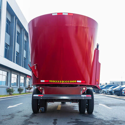 9m³ Heavy Duty Trailed TMR Mixer Machine Corrosion Resistance 3200kg Weight