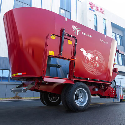 18m³ Vertical TMR Mixer Wagon Featuring Reinforced Axle for Large-Scale Livestock Farms